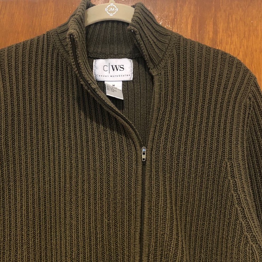 Vintage Casual Workstyles Ribbed Turtleneck Sweater - Medium 
EC- Gently Worn